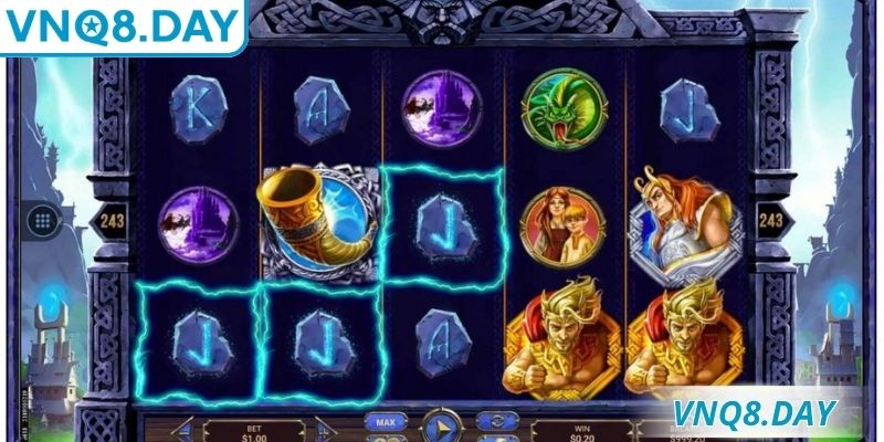 Asgard Trỗi Dậy – Game Nổ Hũ Thần Thoại Bắc Âu Đỉnh Cao 2 Biểu tượng quyền lực theo những phần quà hấp dẫn