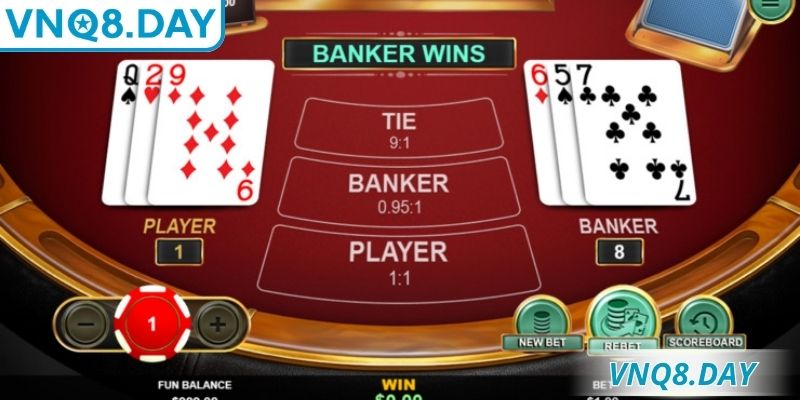 Các Thế Bài Baccarat Phổ Biến Và Phân Tích Chính Xác 2 Các thế bài baccarat theo cửa Player ổn định