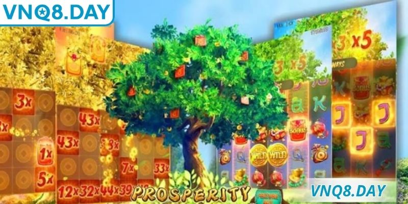 Cây Tài Vượng – Game Nổ Hũ Phong Thủy Thu Hút Vận May 2 Biểu tượng Vàng đẹp mắt, mang giải thưởng lớn