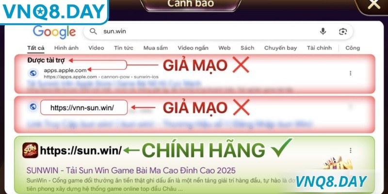 Cảnh Báo Giả Mạo Sunwin - Người Chơi Cần Đặc Biệt Lưu Ý 1 Cảnh báo giả mạo Sunwin do tình trạng lừa đảo ngày càng tinh vi